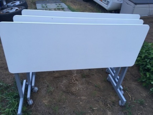 折り畳みミーティングテーブル4台セット