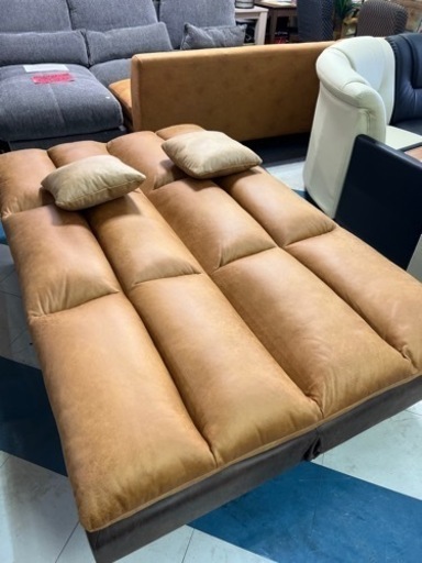 未使用 ソファーベッド 大川家具