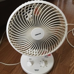 山善　卓上扇風機の画像