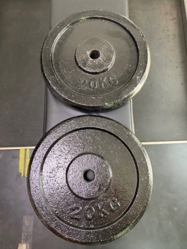 バーベルプレート20kg 2枚