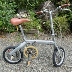 取引中です。　手渡し希望　中古14インチ折りたたみ自転車