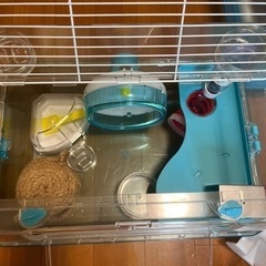 (ペット) SANKOルーミィ ブルー ハムスターケージの画像