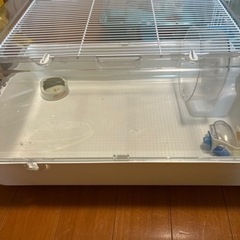 (ペット)ハムスターゲージ 白の画像