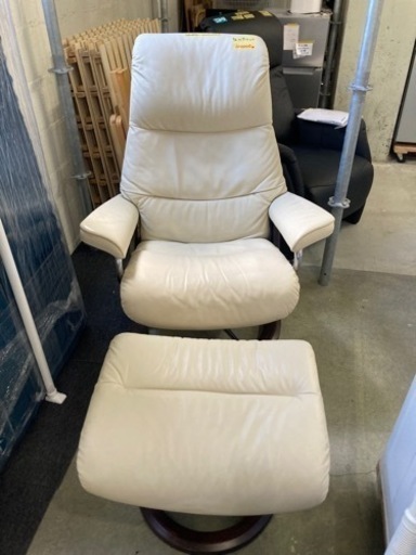 EKORNES ストレスレスチェア オットマン付 クリーニング済　配達OK 管理番号:20908