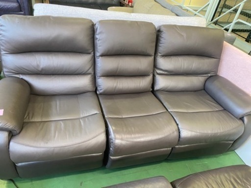 k13★★３人掛け　電動リクライニングソファ