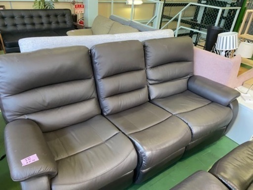 k13★★３人掛け　電動リクライニングソファ