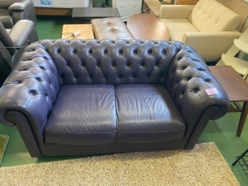 ★ソファ★2人掛け★本革★高級感★触り心地もとてもいいです♪セットで3人掛けもあります★K15