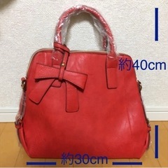 ショルダーバッグ レッド