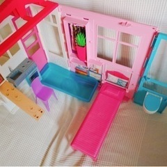 Barbie house バービー　お家　折りたたみ
