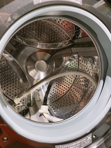【2021年製】SHARP  ドラム式洗濯機　動作品　※一部破損