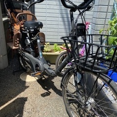 電動自転車お話し中