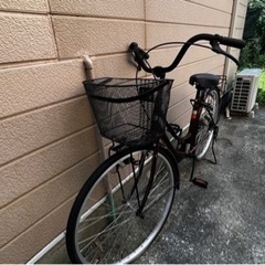 【本日or明日お取引出来る方！】カゴ付き自転車の画像