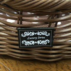 ラタン風ネコ用ベットの画像