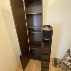 ドレッサー　鏡付き収納の画像