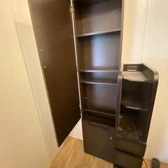 ドレッサー　鏡付き収納の画像