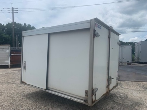 No.646 保冷バン　軽トラ　仕様　車　アルミ 箱 バイク 倉庫 トラック コンテナ 米 保管庫 物置 DIY