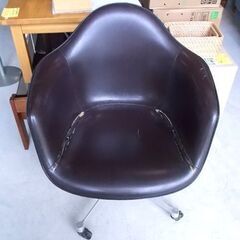 ハーマンミラー アームシェルチェア ナウガレザー ヴィンテージ
