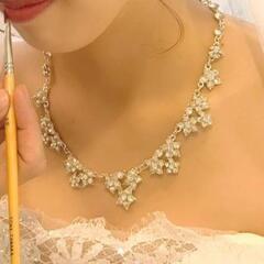 結婚式　💍　ネックレス　アクセサリー