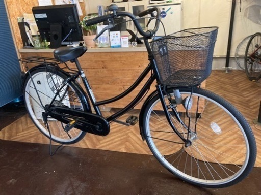 【26インチ】自転車　黒