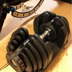 40kg×2モーションズアジャスタブルダンベルセット(マット無し55000円)の画像