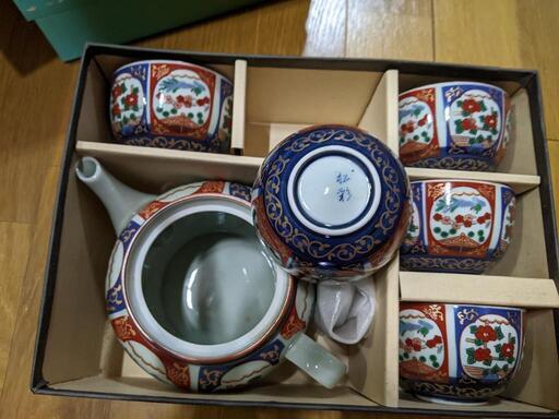 有田焼　松彩　古伊万里　急須　茶器　茶道具　未使用
