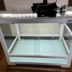 爬虫類ガラスケージ　使用感あり！