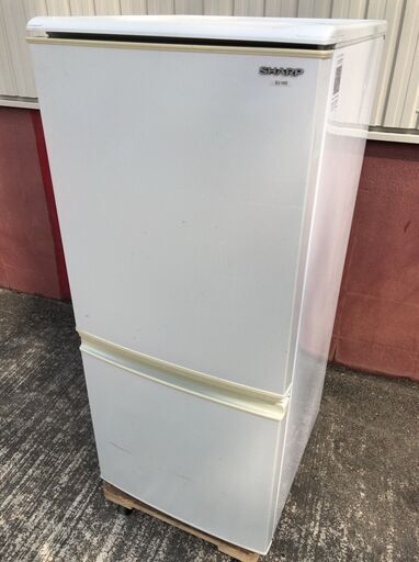 SHARPノンフロン冷凍冷蔵庫 SJ-14S-W 137L 2010年製 J08051