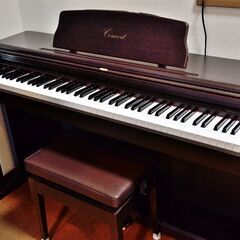 （商談中）電子ピアノ　椅子付　コルグ　KORG CONCERT ...