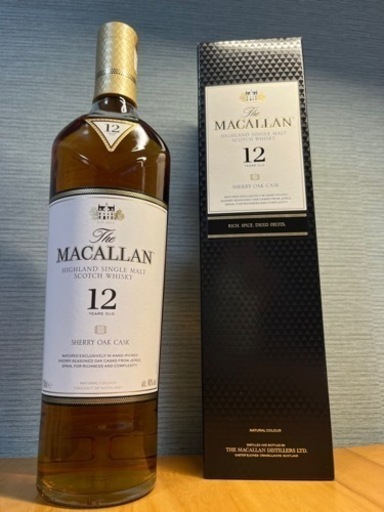 マッカラン　シェリーオーク　12年　700ml 箱入