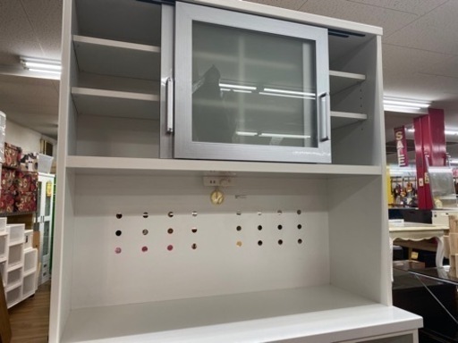 R453 ユーアイ製 キッチンボード、食器棚、幅105cm 美品