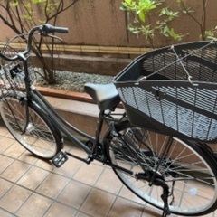 前後カゴ付き自転車（ギア付き）