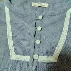 美品INDIA COLLECTION 可愛いチュニック グレーＳの画像