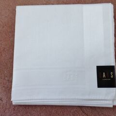 紳士用ハンカチ×２枚　おまけつき　新品の画像