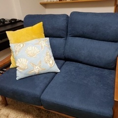 お洒落な2人掛けソファ🛋¥5,000