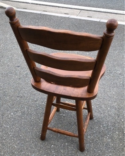 ⭐︎中古品　アンティーク調　カウンターチェアー　430×450×1040mm  家具用品⭐︎