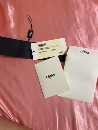 【新品未使用】FENDI オーロックピアス　片耳用　グレー