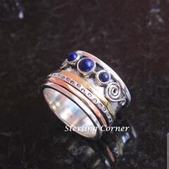 j→→→m17-22 シルバー ボヘミアン カービングリング クラシック リング 指輪 レトロ アクセサリー ヴィンテージ ジュエリー ファッション 3の画像