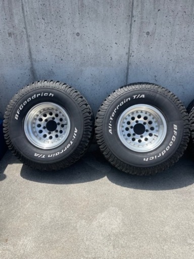 ランクル60を購入した時についていたタイヤとホイールです。