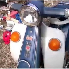 旧車、スズキスーパーフリー、レッグシールド、ウインカーの画像