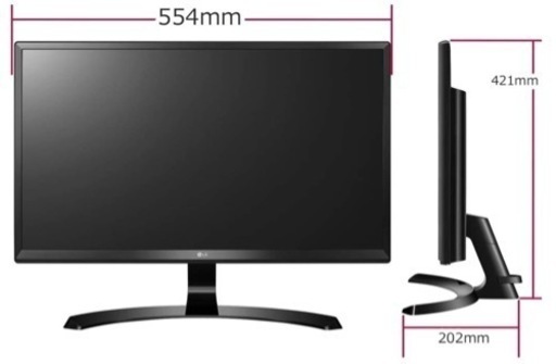 LG モニター ディスプレイ 24UD58-B 23.8インチ 4K