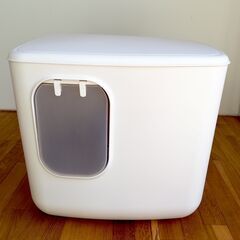 ＜美品＞アイリスオーヤマ 猫用トイレ 散らかりにくい猫トイレ キ...