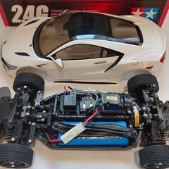 【走行２・３回のみ】タミヤ ラジコン 1/10 RC ホンダNS...