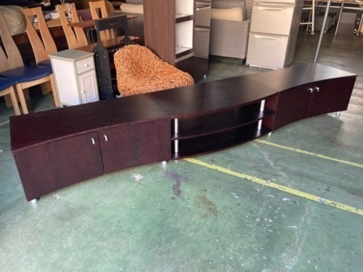 ● 大型テレビボード、大型キャビネット、幅300センチ、分割可能、アクタス