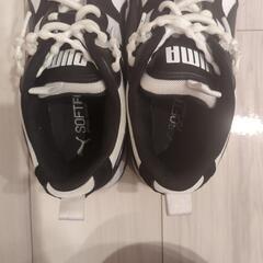 【数回使用】【美品】PUMA　スニーカー　バックコート　26.5ｃｍの画像