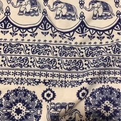 夏用ルームウェア★アジアン柄の画像