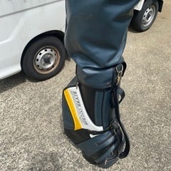 ゴルフバック、クラブセット2の画像