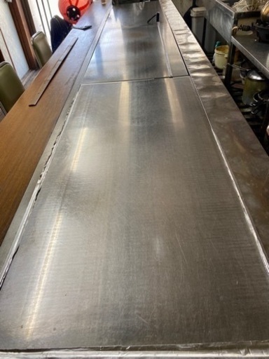 鉄板焼き用　ステンレス鉄板　8月24日まで出品します。