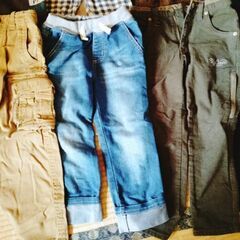 【120cm】【Mikihouse/Gapkids/HUSHUSH/motherways】8点セット！長ズボン（パンツ）の画像