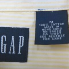 GAP／綿シャツ／Mの画像