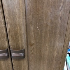 洋服タンス　こげ茶色　①の画像